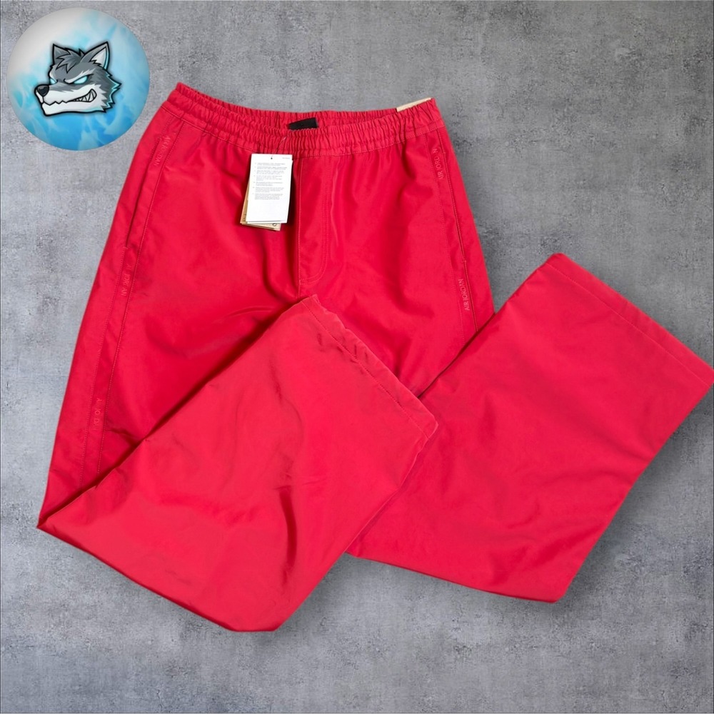 Nike Air Jordan Wings Red Track Pants Storm Loose-Fit Mens Size Small HV0083-659